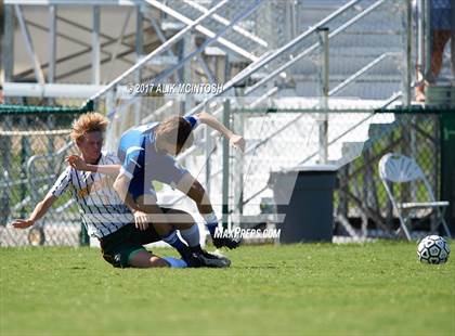 Thumbnail 2 in Christ School vs. Cary Academy (Ravenscroft Soccer Invitational) photogallery.