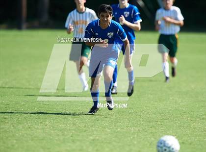 Thumbnail 2 in Christ School vs. Cary Academy (Ravenscroft Soccer Invitational) photogallery.
