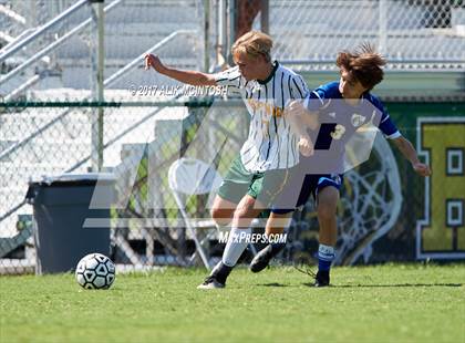 Thumbnail 3 in Christ School vs. Cary Academy (Ravenscroft Soccer Invitational) photogallery.