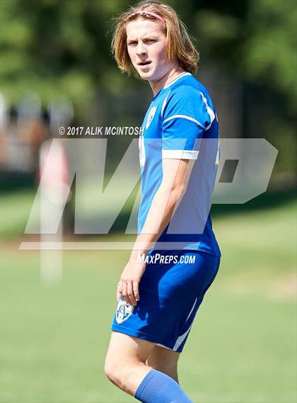 Thumbnail 1 in Christ School vs. Cary Academy (Ravenscroft Soccer Invitational) photogallery.