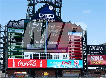 Thumbnail 3 in Fossil Ridge vs Dakota Ridge (Coors Field) photogallery.