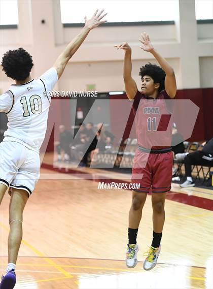 Thumbnail 1 in Oak Park vs. St. Pius X-St. Matthias Academy photogallery.