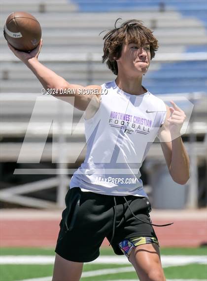 Thumbnail 3 in Northwest Christian vs  Notre Dame Prep (7on7 Gotta Believe Tournament) photogallery.