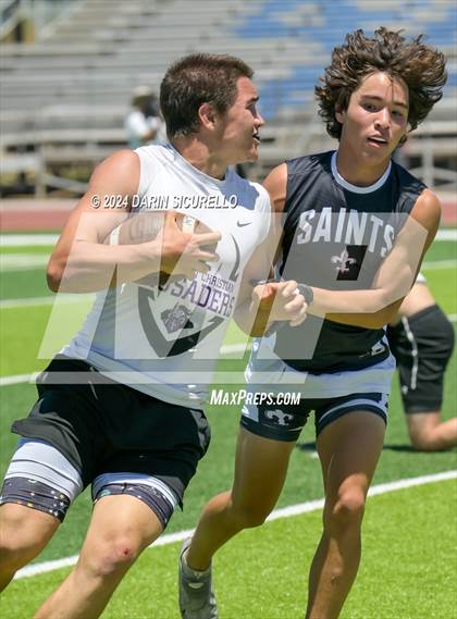 Thumbnail 2 in Northwest Christian vs  Notre Dame Prep (7on7 Gotta Believe Tournament) photogallery.