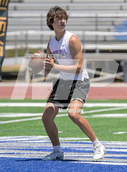 Thumbnail 1 in Northwest Christian vs  Notre Dame Prep (7on7 Gotta Believe Tournament) photogallery.
