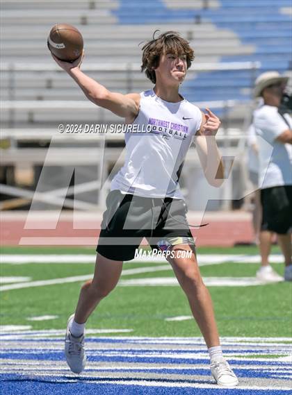 Thumbnail 2 in Northwest Christian vs  Notre Dame Prep (7on7 Gotta Believe Tournament) photogallery.