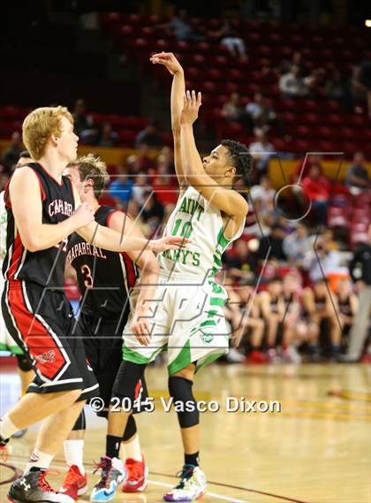 Thumbnail 2 in St. Mary's vs. Chaparral (AIA Division I Quarterfinal) photogallery.