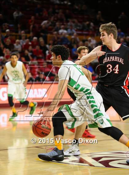 Thumbnail 1 in St. Mary's vs. Chaparral (AIA Division I Quarterfinal) photogallery.