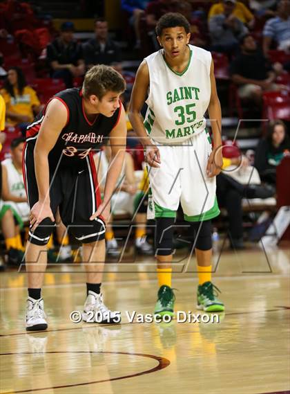 Thumbnail 3 in St. Mary's vs. Chaparral (AIA Division I Quarterfinal) photogallery.
