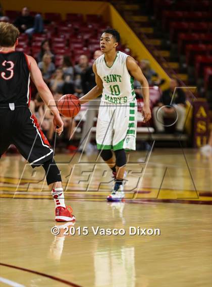 Thumbnail 3 in St. Mary's vs. Chaparral (AIA Division I Quarterfinal) photogallery.