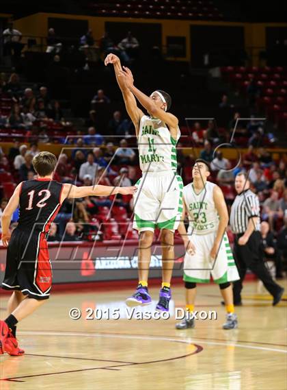 Thumbnail 2 in St. Mary's vs. Chaparral (AIA Division I Quarterfinal) photogallery.