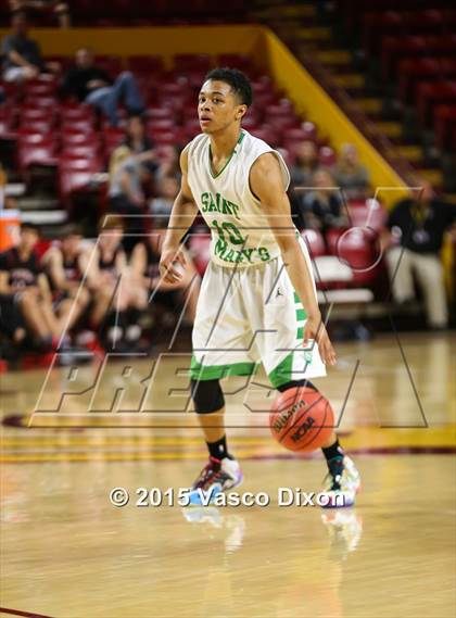 Thumbnail 3 in St. Mary's vs. Chaparral (AIA Division I Quarterfinal) photogallery.