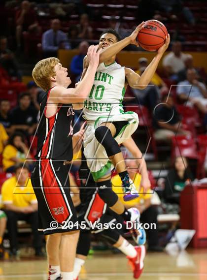 Thumbnail 2 in St. Mary's vs. Chaparral (AIA Division I Quarterfinal) photogallery.
