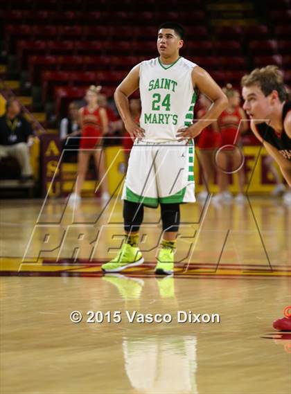 Thumbnail 2 in St. Mary's vs. Chaparral (AIA Division I Quarterfinal) photogallery.