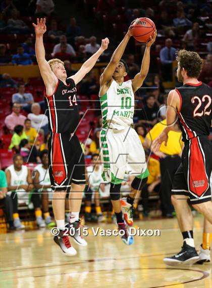 Thumbnail 1 in St. Mary's vs. Chaparral (AIA Division I Quarterfinal) photogallery.