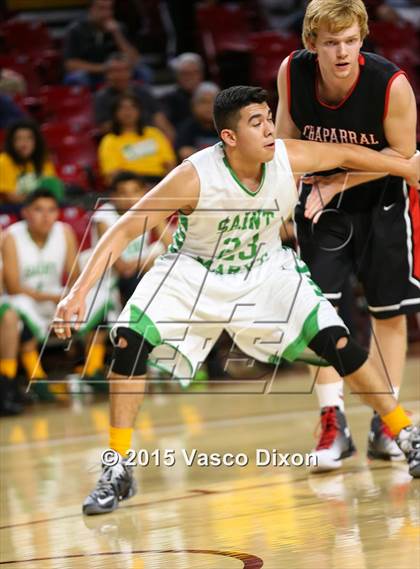 Thumbnail 1 in St. Mary's vs. Chaparral (AIA Division I Quarterfinal) photogallery.