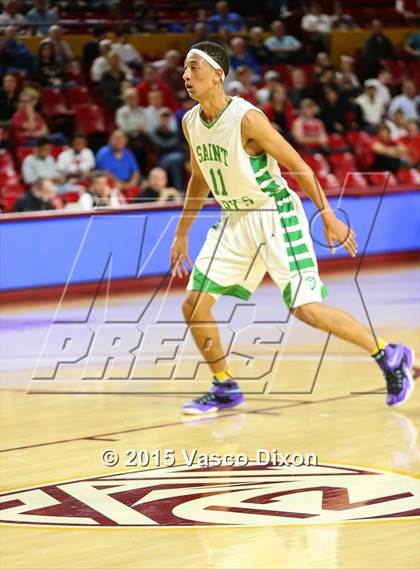 Thumbnail 3 in St. Mary's vs. Chaparral (AIA Division I Quarterfinal) photogallery.