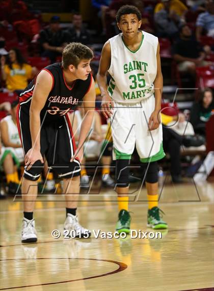 Thumbnail 1 in St. Mary's vs. Chaparral (AIA Division I Quarterfinal) photogallery.