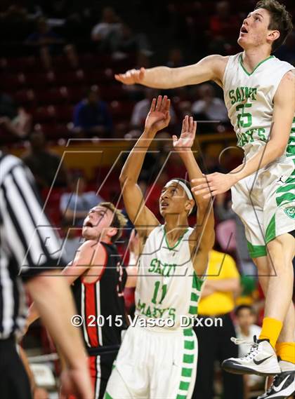 Thumbnail 3 in St. Mary's vs. Chaparral (AIA Division I Quarterfinal) photogallery.