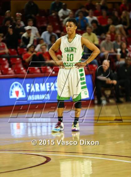 Thumbnail 3 in St. Mary's vs. Chaparral (AIA Division I Quarterfinal) photogallery.