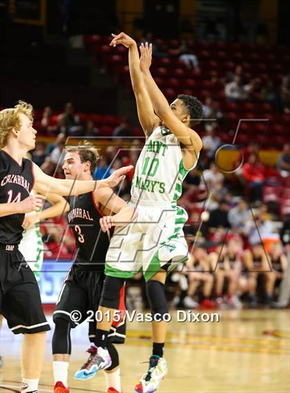 Thumbnail 1 in St. Mary's vs. Chaparral (AIA Division I Quarterfinal) photogallery.