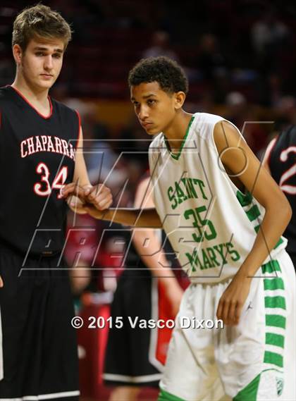 Thumbnail 1 in St. Mary's vs. Chaparral (AIA Division I Quarterfinal) photogallery.