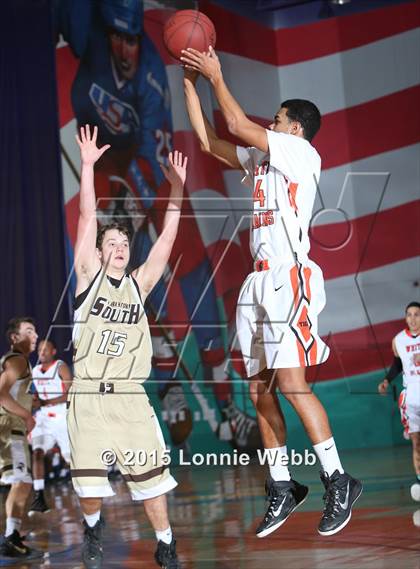 Thumbnail 3 in Clarkstown South vs White Plains (Hoops for a Cure Showcase) photogallery.