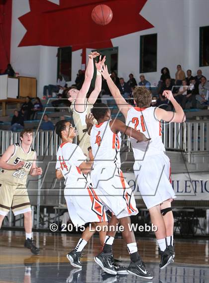 Thumbnail 2 in Clarkstown South vs White Plains (Hoops for a Cure Showcase) photogallery.