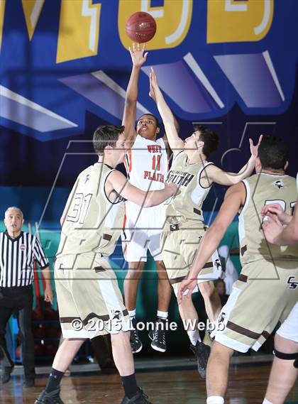 Thumbnail 1 in Clarkstown South vs White Plains (Hoops for a Cure Showcase) photogallery.