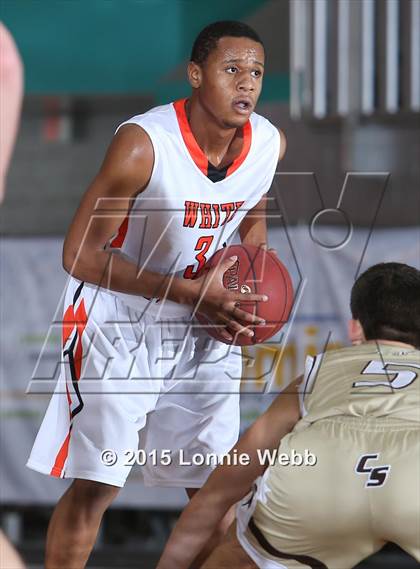 Thumbnail 3 in Clarkstown South vs White Plains (Hoops for a Cure Showcase) photogallery.