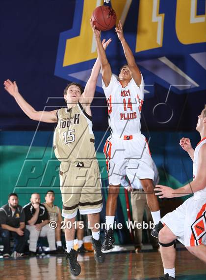 Thumbnail 3 in Clarkstown South vs White Plains (Hoops for a Cure Showcase) photogallery.