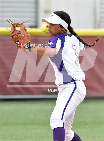 Thumbnail 2 in Valencia @ Orange Lutheran (CIF SS D1 Quarterfinal) photogallery.