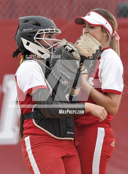 Thumbnail 2 in Valencia @ Orange Lutheran (CIF SS D1 Quarterfinal) photogallery.