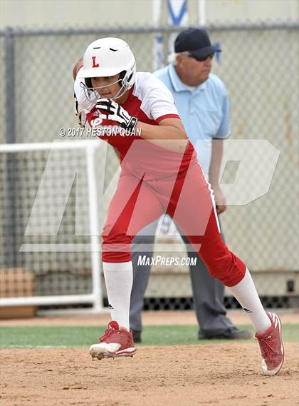 Thumbnail 2 in Valencia @ Orange Lutheran (CIF SS D1 Quarterfinal) photogallery.