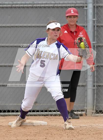 Thumbnail 1 in Valencia @ Orange Lutheran (CIF SS D1 Quarterfinal) photogallery.