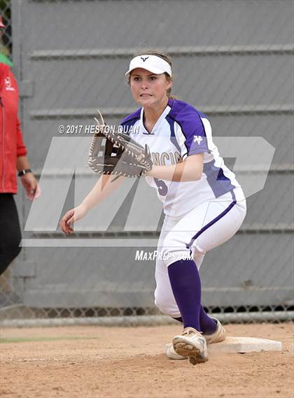 Thumbnail 3 in Valencia @ Orange Lutheran (CIF SS D1 Quarterfinal) photogallery.