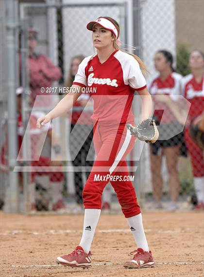 Thumbnail 2 in Valencia @ Orange Lutheran (CIF SS D1 Quarterfinal) photogallery.