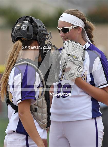 Thumbnail 2 in Valencia @ Orange Lutheran (CIF SS D1 Quarterfinal) photogallery.