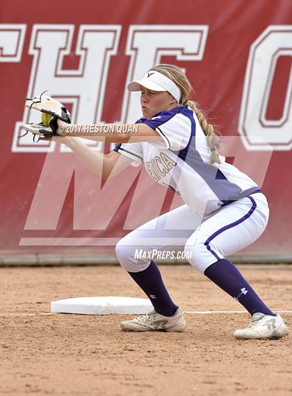 Thumbnail 3 in Valencia @ Orange Lutheran (CIF SS D1 Quarterfinal) photogallery.