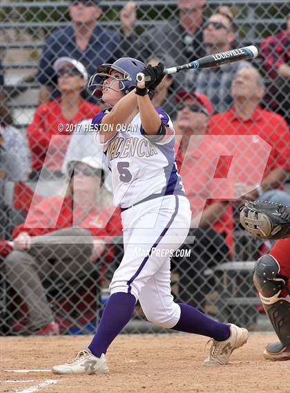 Thumbnail 3 in Valencia @ Orange Lutheran (CIF SS D1 Quarterfinal) photogallery.