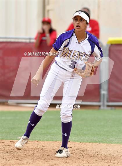 Thumbnail 2 in Valencia @ Orange Lutheran (CIF SS D1 Quarterfinal) photogallery.
