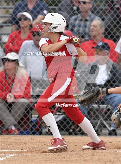 Thumbnail 2 in Valencia @ Orange Lutheran (CIF SS D1 Quarterfinal) photogallery.