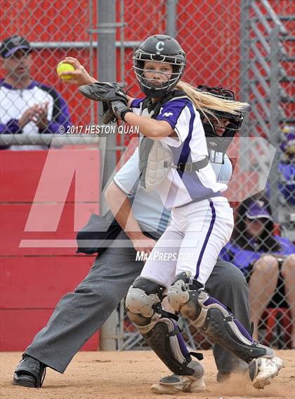 Thumbnail 3 in Valencia @ Orange Lutheran (CIF SS D1 Quarterfinal) photogallery.