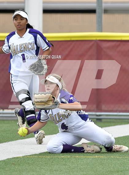 Thumbnail 2 in Valencia @ Orange Lutheran (CIF SS D1 Quarterfinal) photogallery.