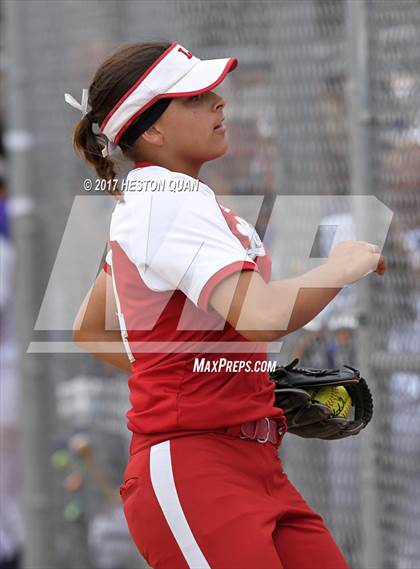 Thumbnail 3 in Valencia @ Orange Lutheran (CIF SS D1 Quarterfinal) photogallery.