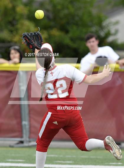 Thumbnail 2 in Valencia @ Orange Lutheran (CIF SS D1 Quarterfinal) photogallery.