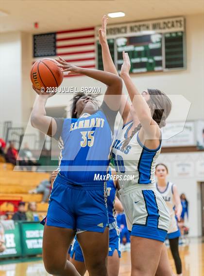 Thumbnail 1 in Eastern Hancock vs Elkhart (LN Holiday Invite) photogallery.
