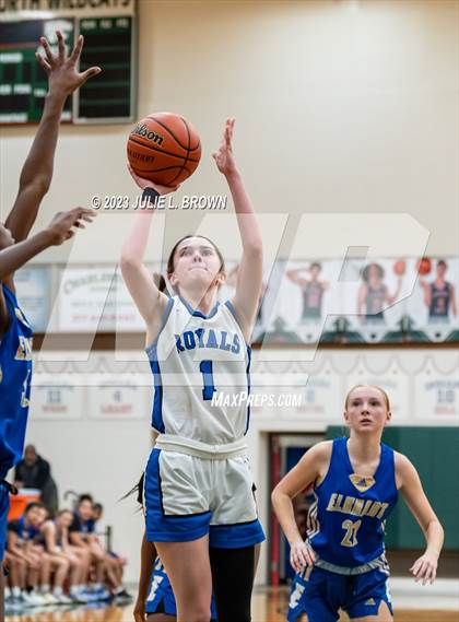 Thumbnail 2 in Eastern Hancock vs Elkhart (LN Holiday Invite) photogallery.
