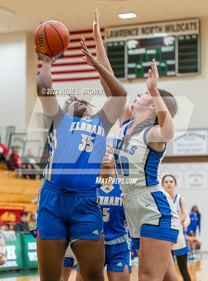 Thumbnail 2 in Eastern Hancock vs Elkhart (LN Holiday Invite) photogallery.