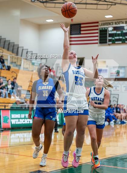 Thumbnail 1 in Eastern Hancock vs Elkhart (LN Holiday Invite) photogallery.